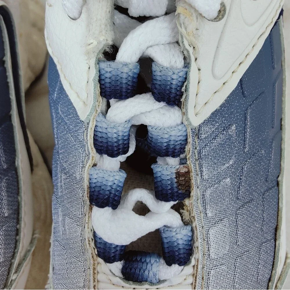 Cross Trekkers Smart Fit Baby Infant Blue White Lace Up Sneakers, Sz 6.5